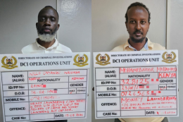Collage photo of Willis Wasonga and Mohamed Noor